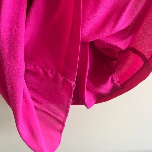 NEW Anthropologie‎ Maeve Pink Resort Wrap Dress - Picture 9 of 12